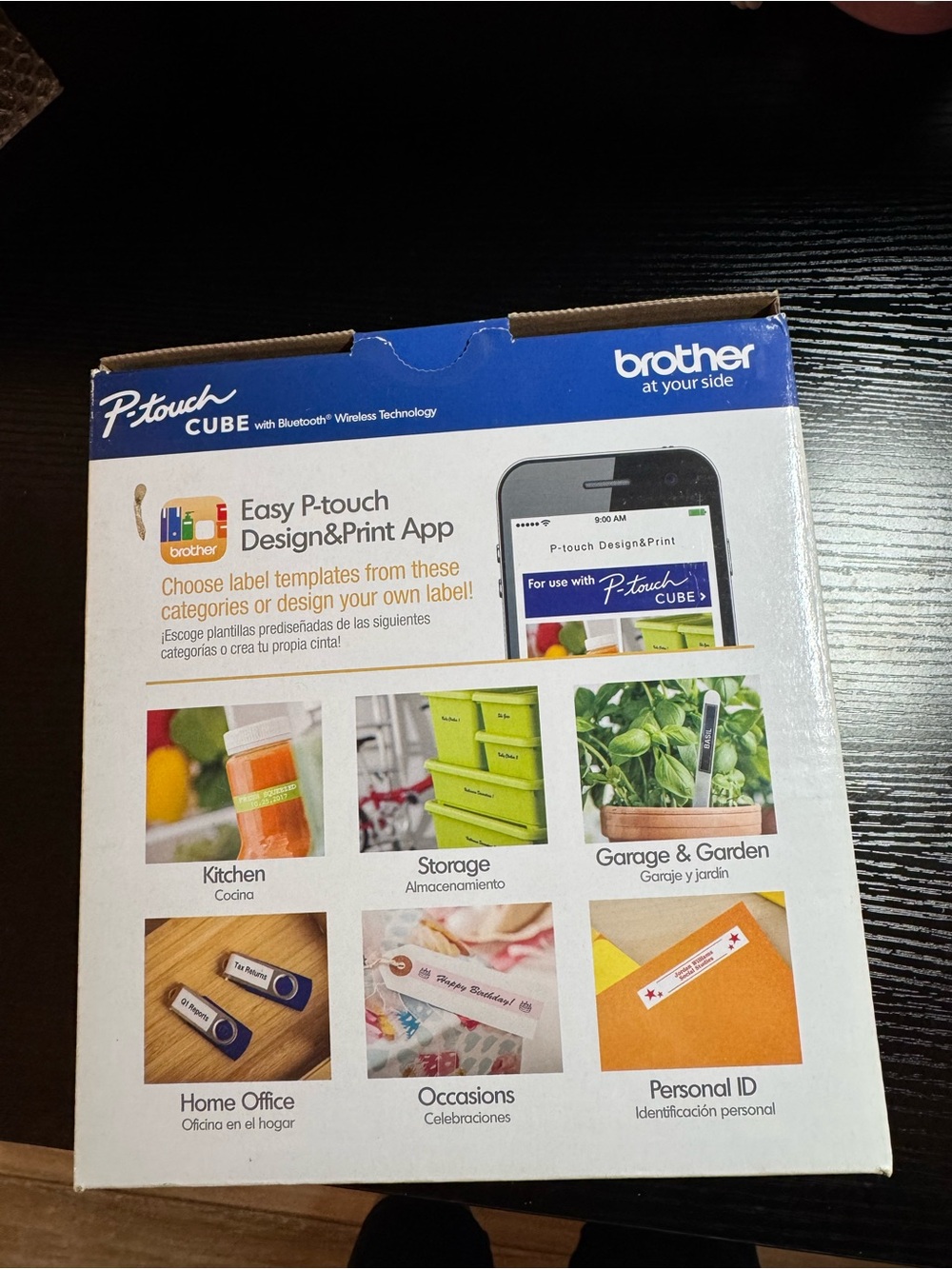 Brother Smartphone Dedicated Label Maker Box - Blue, White - Picture 3 of 4